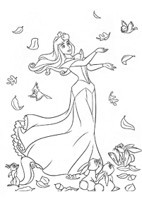 Desenhos para colorir das Princesas – Página de colorir 93
