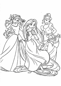 Desenhos para colorir das Princesas – Página de colorir 94