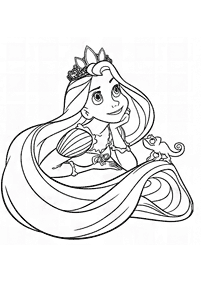 Desenhos para colorir das Princesas – Página de colorir 96