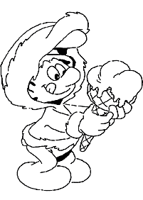 Desenhos dos Smurfs para colorir – Página de colorir 62