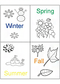 Раскраски с временами года - Страница 2