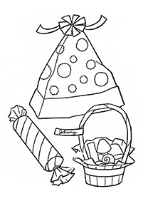 раскраски на тему Дня рождения - страница 54