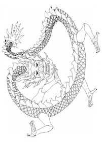 раскраски с драконами - страница 22