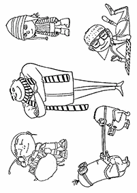 Раскраски с миньонами - страница 32