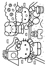 Раскраски с Хэлло Китти - страница 110