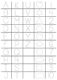 english alphabet - worksheet 55