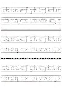 english alphabet - worksheet 61