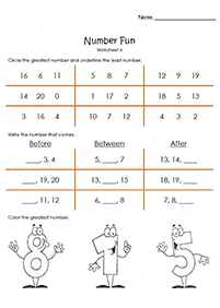 kindergarten worksheets - worksheet 246