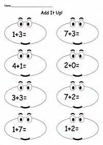 simple addition for kids - worksheet 38