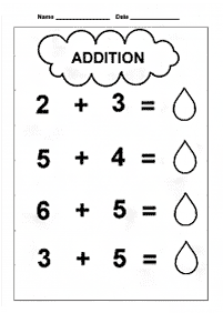 simple addition for kids - worksheet 51