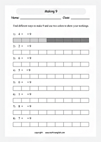 simple addition for kids - worksheet 93