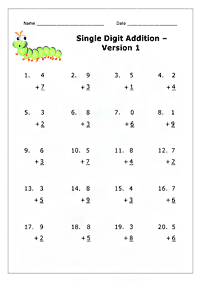 simple addition for kids - worksheet 94