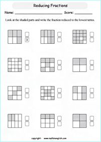 fractions worksheets - worksheet 161