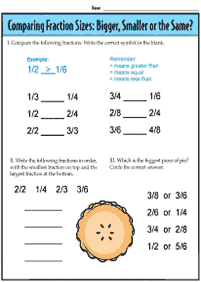fractions worksheets - worksheet 57