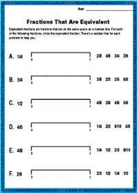 fractions worksheets - worksheet 65