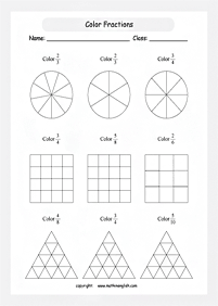 fractions worksheets - worksheet 78