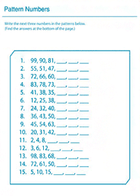 math for kids - worksheet 191