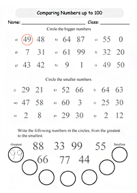 math for kids - worksheet 212