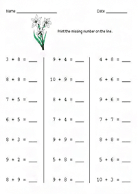 math for kids - worksheet 254