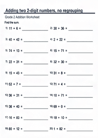 math for kids - worksheet 257