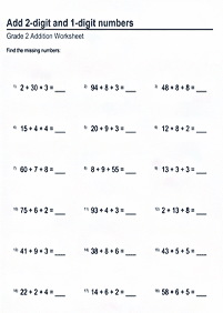 math for kids - worksheet 277