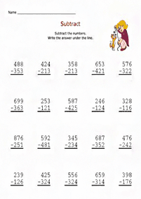 math for kids - worksheet 278