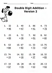 math for kids - worksheet 282