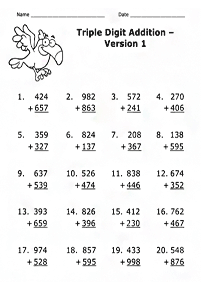 math for kids - worksheet 286