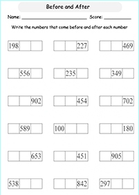 math for kids - worksheet 299