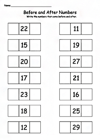 simple math for kids - worksheet 166