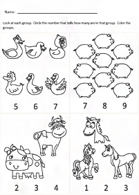 simple math for kids - worksheet 195