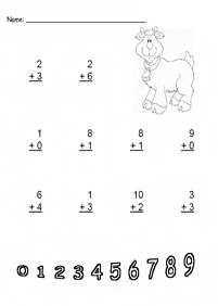simple math for kids - worksheet 201