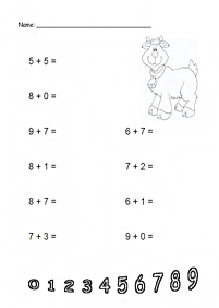 simple math for kids - worksheet 209