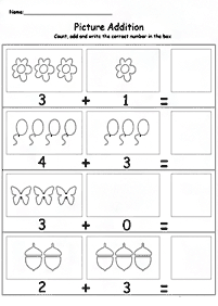 simple math for kids - worksheet 210