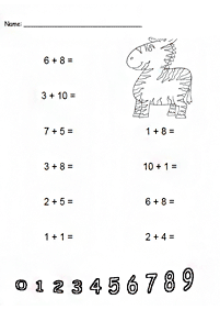 simple math for kids - worksheet 211