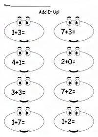 simple math for kids - worksheet 214