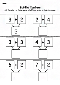 simple math for kids - worksheet 222